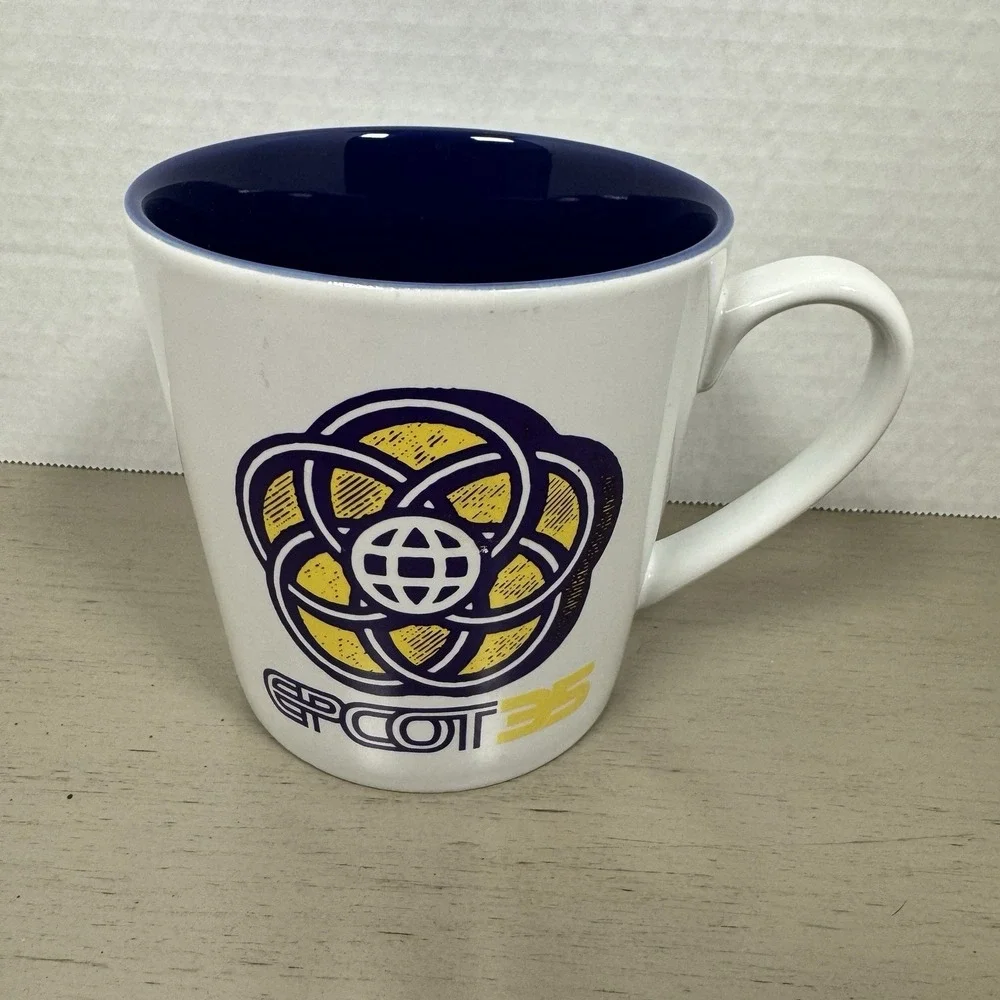 Disney Parks Starbucks Exclusive EPCOT 35th Anniversary‎ Ceramic Coffee Tea Mug